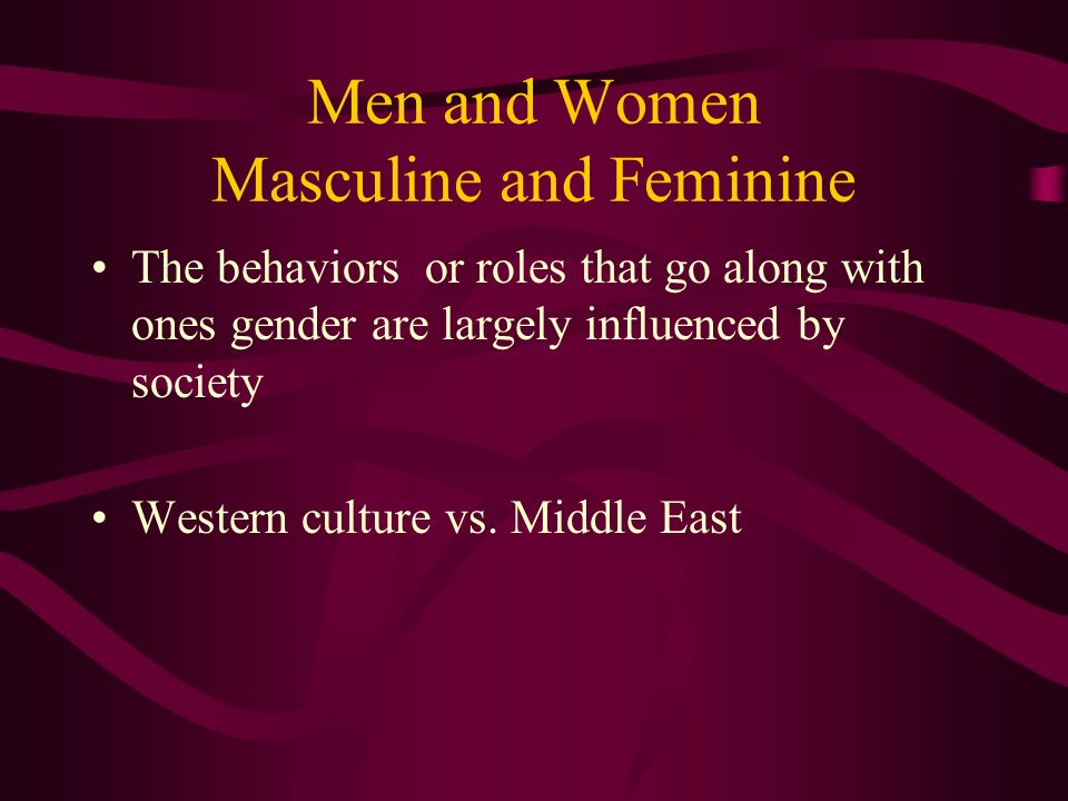 Women & Men – Different but Equal?
